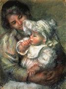 Pierre Renoir The Child with its Nurse oil painting